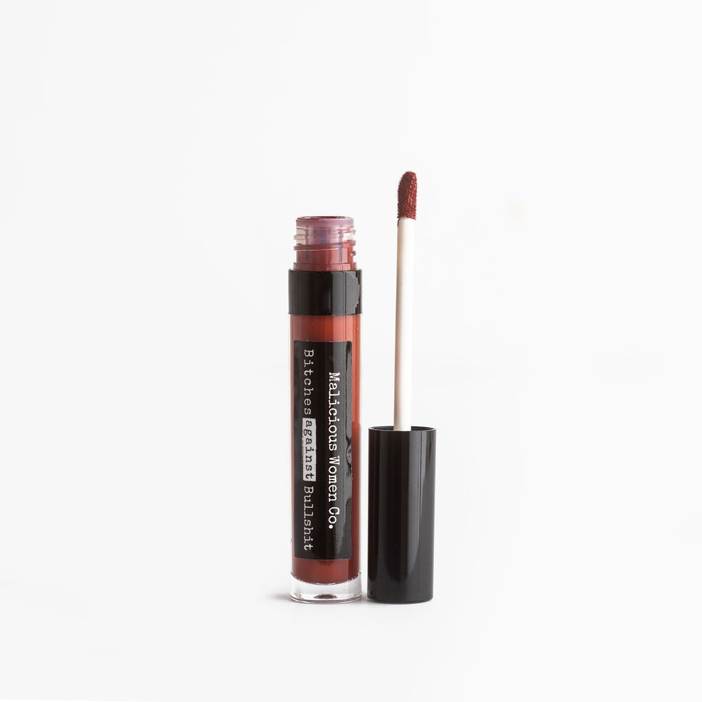 Bitches Against Bullshit - Malicious Matte Liquid Lipstick - Bad Bitch! (Brick Red) - Malicious Women Co. - Makeup